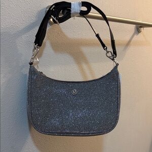 Lululemon city essential small shoulder bag in glitter